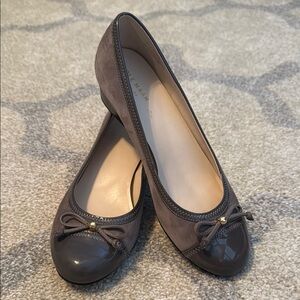 Cole Haan Gray suede wedges